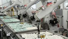 当机器人遇上海安扎染|非遗|华艺|手工 