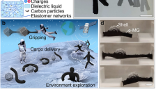 碾压传统驱动！非接触电场+纳米碳材料，e-MG解锁软体机器人无线可控变形新路径！ 