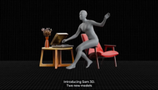 “一句话生成一个3D模型”：Meta发布SAM 3D，让所有人都成为创造者 