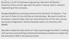 爆料！谷歌DeepMind挖角波士顿动力前CTO Aaron Saunders！ 