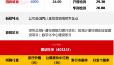 风电设备龙头领衔 今日两只新股申购 