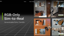 英伟达人形机器人仿真开门快于人类 