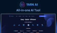 1min.AI推终身全能计划，告别月费一站式创作 