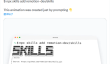 视频创作迈入新纪元：Remotion Skills 实现“一句话做大片” 