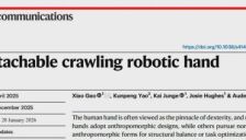 瑞士团队研发出可自主爬行的机械手 