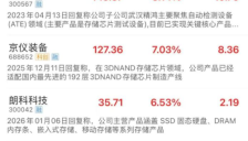 存储芯片早盘异动 19股净利润有望翻倍 