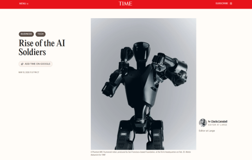 乌克兰前线首次部署人形机器人参战