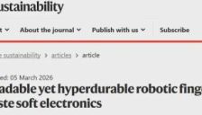 Nature子刊：百万次弯折不坏 可降解机器人问世 