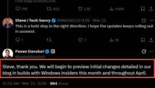 微软确认Win11 2026更新计划：任务栏回归 AI精简优化 