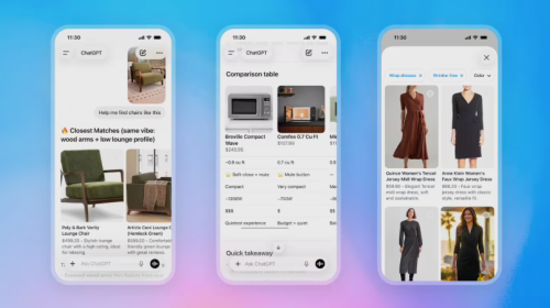 ChatGPT 化身超级买手 OpenAI 发布商业协议 支持直接比价与一键下单