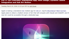 Siri迎史上最大升级 iOS 27将推独立应用全面对标ChatGPT 