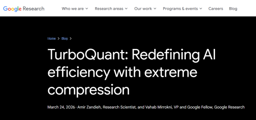 谷歌突破性算法引发硅谷震动 华尔街热议内存需求将降温