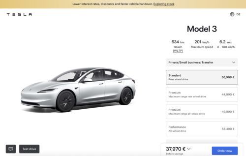 特斯拉暂不引入Model 3标准版 上海未设生产线