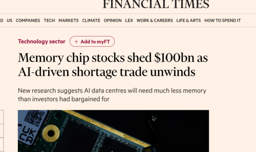 谷歌新技术冲击市场 美芯片股市值暴跌