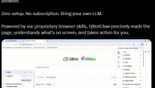 腾讯推出国内首个浏览器产品“龙虾”QBotClaw 支持免费将浏览器变身AI Agent、微信扫码远程操控 