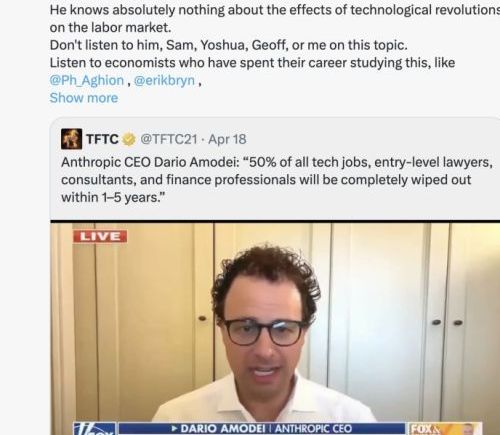 杨立昆怒批Anthropic CEO言论：别听“卖货式”AI夸大宣传