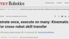 Science子刊发表“运动学智能”，有望破解机器人换机需重头教技能难题 