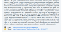 学术团队仅凭SFT打破大厂垄断，OpenSeeker-v2登顶搜索智能体榜单