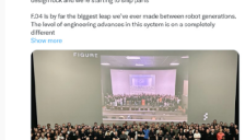 创始人称实现最大飞跃：Figure新一代F.04机器人进入投产前置阶段 