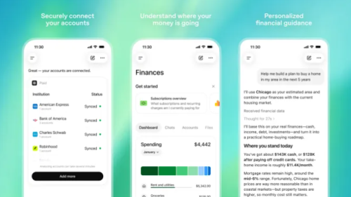 ChatGPT上线个人理财工具，连接1.2万家金融机构，OpenAI正式进入理财赛道