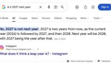谷歌AI搜索受恶搞热梗误导，错误回应关于2027年的问题 