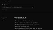 Grok Build 0.2.7 更新：/usage与/login上线，多子代理共享终端并提升图像理解 