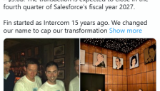 Salesforce 以36亿美元收购AI客服平台 Fin 