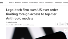 Anthropic两款AI模型被禁使用 下游企业起诉美国政府维权 