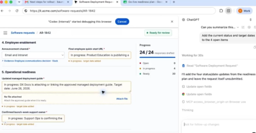 ChatGPT正式登陆Chrome浏览器：能查看网页、操作标签页，还能访问本地文件