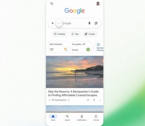 谷歌搜索引入“无结果生图”功能：AI概览变身创意画布，或进一步分流网站流量