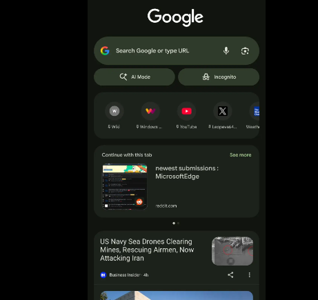谷歌重构 Chrome 安卓版底部栏，新增 Gemini 专属按钮并支持多标签页 AI 分析
