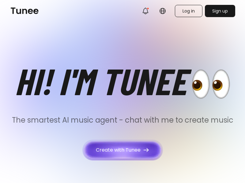 Next-Gen AI Music Agent | Tunee